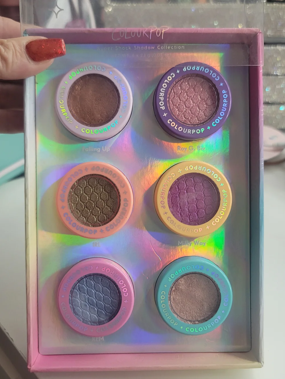 Colourpop Double Rainbow 6-Pan Eyeshadow Palette - Multicolor